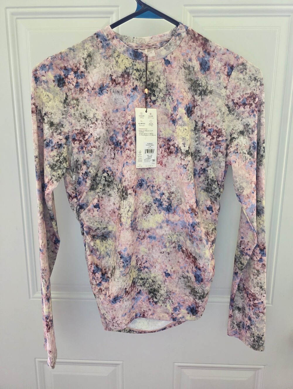 Calia Women's Long Sleeve Crewneck Top Size XS-New With Tags $68 Retail